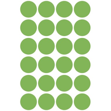 AVERY ZWECKFORM Repère 18mm 3174 vert 96 pcs.