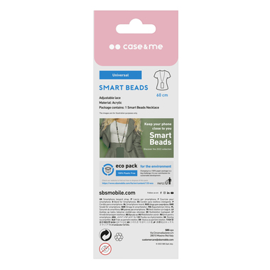 Collier de perles pour téléphones portables