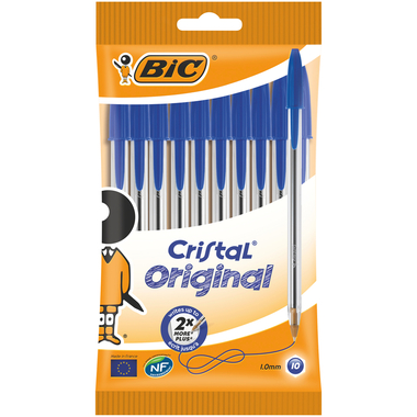 BIC Penna sfera Cristal M 830863 10 pezzi, blu