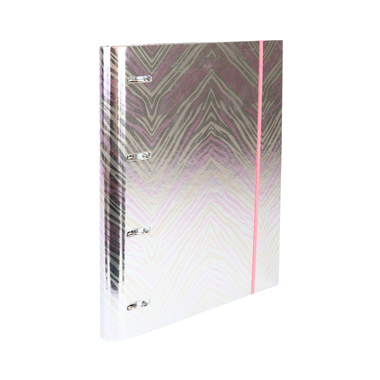 ANCOR Classeur à ann. Pink Zebra 112771 rose 4 Ring A4, Divid./Refill