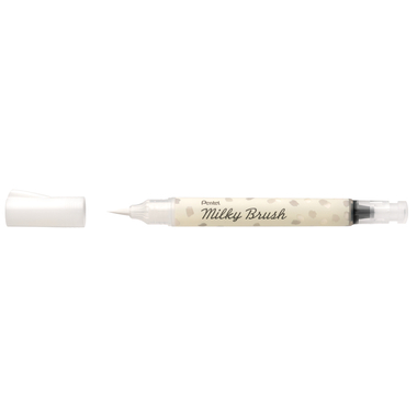 PENTEL Crayon pinceau Milky Brush XGFH-PWX blanc