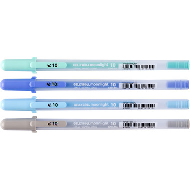 SAKURA Gelly Roll 0.50mm POXPGBMOO4B Moonlight Pastel Aurora 4 Stk.
