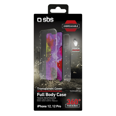 Transparentes Cover 360° für iPhone 12/12 Pro