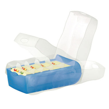 HAN Karteibox Croco A7 997-643 blau 12.1x8.5x24.6cm