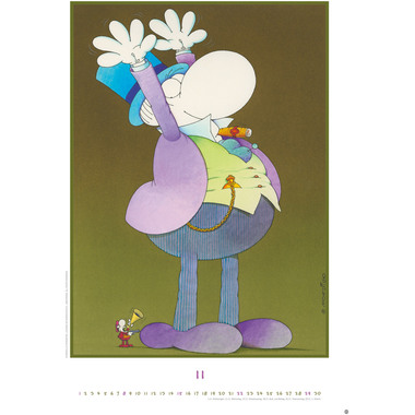 HEYE Bildkalender 2026 1200+26 Mordillo DE 37x53.5cm