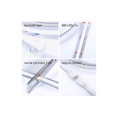 Paulmann MaxLED 500 LED Strip Full-Line COB 1.5 m