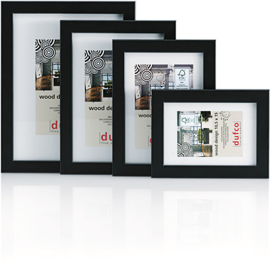 DUFCO Cadre bois 15x21cm 1610.80110 Toronto noir