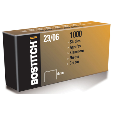 BOSTITCH Heftklammern 23/6 mm 23-06-1M 1000 Stück