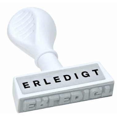 WEDO Textstempel 193 16 Erledigt