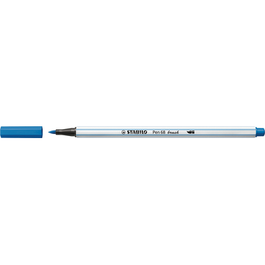 STABILO Penna Fibra 68 brush 568/41 blu scuro