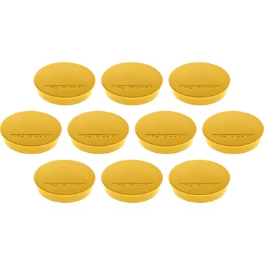 MAGNETOPLAN Magnet Discofix Standard 30mm 1664202 gelb ca. 0.6 kg 10 Stk.