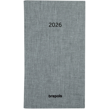 BREPOLS Agenda Notavision Dubl. 2026 75454550560 1W/2S grün 8.9x16cm