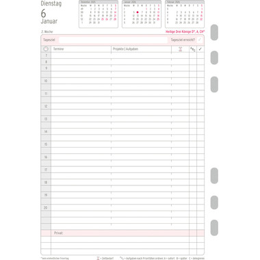 CHRONOPLAN Piano giornaliero sost. 2026 50226Z.26 1G/1P A5