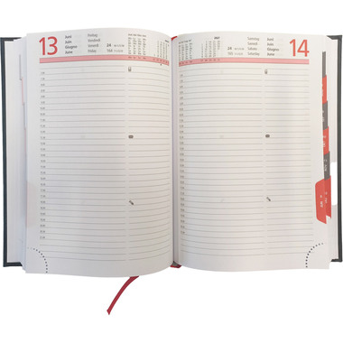 BIELLA GA Registra plus 2027 809310020027U 1T/1S schwarz ML 14.5x20.5cm