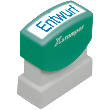 XSTAMPER Timbro Entwurf GE 17B blu