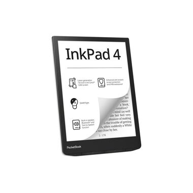 PocketBook E-Book Reader InkPad 4 Stardust Silver