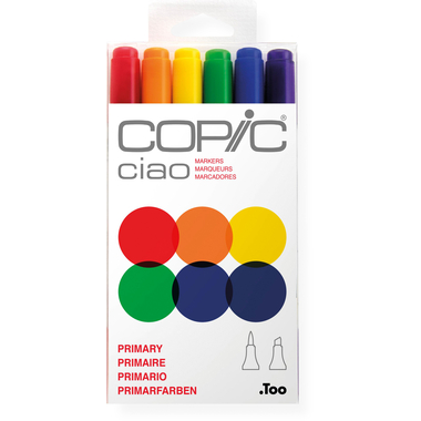 COPIC Marker Ciao 22075661 6er Set Primary