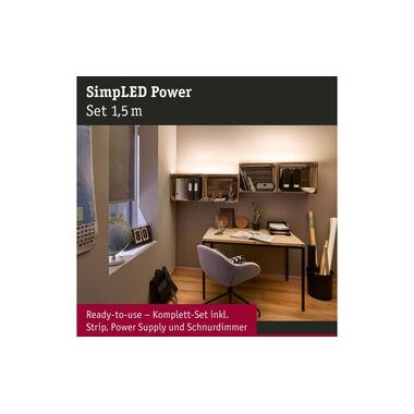 Paulmann LED-Stripe SimpLED Power 4000 K, 1.5 m Set