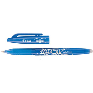 PILOT Roller FriXion Ball 0.7mm BL - FR7 - LB blu chiaro, recharg., corrig.