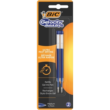 BIC Gel-ocity Quick Dry 0.7mm 967378 blu, refill