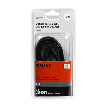 Câble avec connecteurs Toslink | Ekon