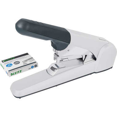 LEITZ Agrafeuse à plat 5552 55520084 gris clair 2-60 feuilles