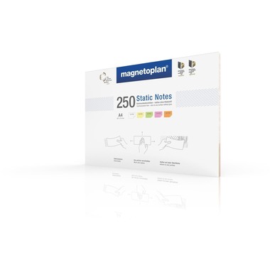 MAGNETOPLAN Static Notes A4 11250410 ass. 250 pezzi