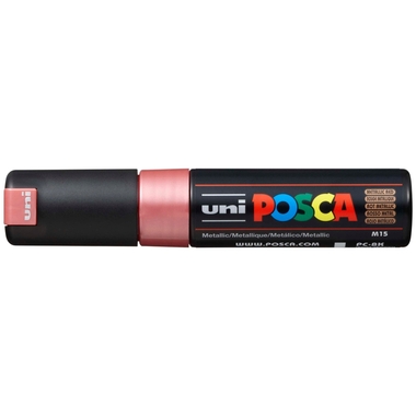 POSCA Marker 8mm PC8K MET. RE MET rot, Keilspitze