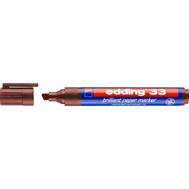 EDDING Permanent Marker 33 1-5mm 33-7 marrone