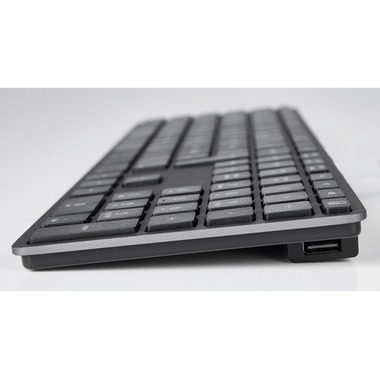 LMP Tastatur USB Grosse Beschriftung WinOS Grau