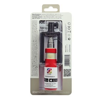 Perche à Selfies avec câble jack universel 3,5 mm