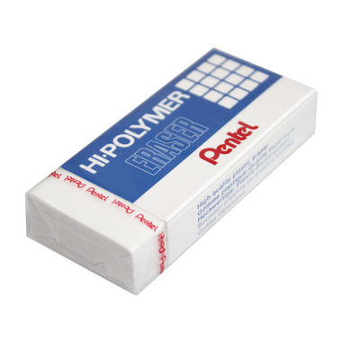 PENTEL Gomme à effac. Hi-Polymer ZEH-20 blanc 73x33x13,5mm