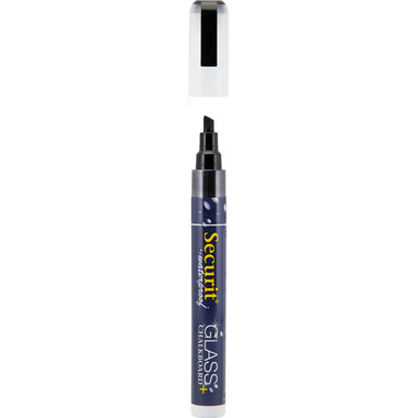 SECURIT Marker Gesso 2-6mm SMA610-BL nero, impermeabile