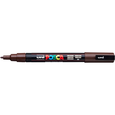 POSCA Marker 0.9-1.3mm PC-3M Dark brown dunkelbraun