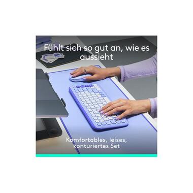 Logitech Keyboard-Mouse Set POP Icon Combo Lilac