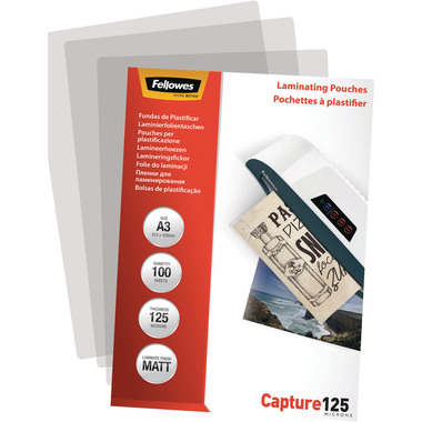 FELLOWES laminage Capture125 A3 mat 5328601 100 pcs.