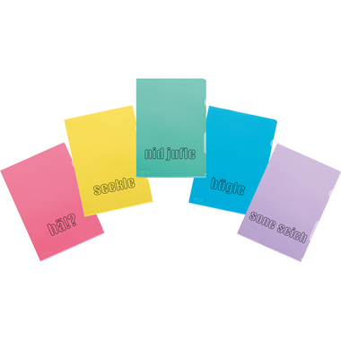 KOLMA Sichtmappe Fashion Bärn 59.902.19 A4 assortiert 10 Stück