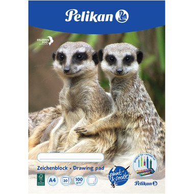PELIKAN Bloc à dessin A4 C4/20 20 feuilles 20 feuilles