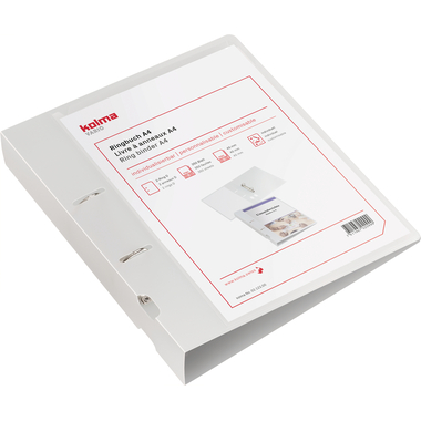 KOLMA Präs.-Ringbuch Vario 5cm 02.122.00 2 Ringe transparent A4