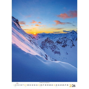 CALENDARIA Bildkalender 2026 9783036205281 Swiss Photo Poster ML 50x68cm