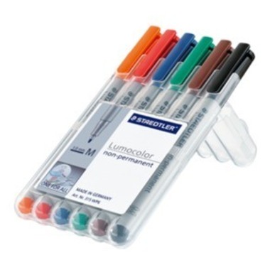 STAEDTLER Lumocolor non-perm. M 315-WP6 6 colori ass.