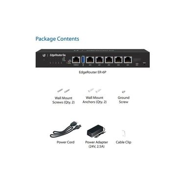 Ubiquiti VPN Router EdgeRouter 6P ER-6P