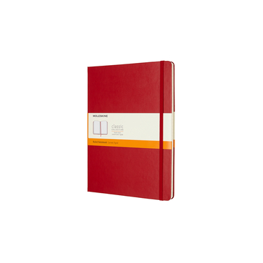 MOLESKINE Taccuino XL 855082 rigato,HardCover,scarlet