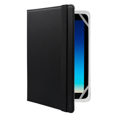 Custodia in stile libro con funzione di supporto per tablet da 9"-10.1"