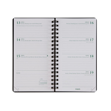 BREPOLS Agenda Ecorama 780 Kazar 2026 0.780.0685 1W/2S ass. 8.9x16cm