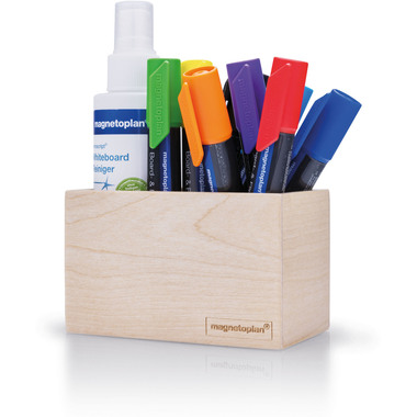 MAGNETOPLAN Magnetischer Zubehörhalter 1228649 Wood Series, Birke 114x70x64mm