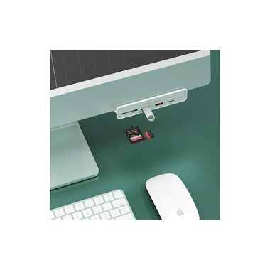 HYPER Dockingstation 6-in-1 USB-C Hub per iMac 24"