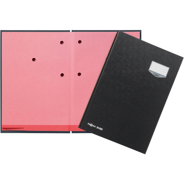PAGNA Signataire De Luxe A4 24202-04 noir 20 compart.