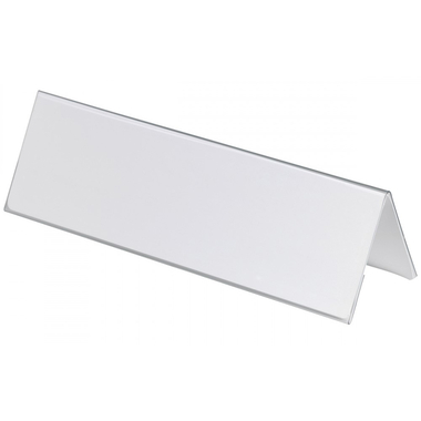 DURABLE Targhetta tavolo forma tetto 805319 transp., 105/210x297mm 25 pz.