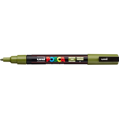 UNI-BALL Posca Marker 0.9-1.3mm PC-3M Khaki green khaki